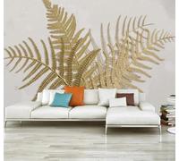 3D Wallpaper Luxury Gold Relief Creative Gold Leaf | Easy to Install Ideal for Creating Luxurious Décor in Bespoke Offices Living Rooms Bedrooms and Behind TV Screens-150cm×105cm