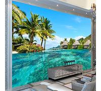 3D Wallpaper Mural Children's Room Beach Living Room Tv Sofa Theme Hotel Luxury Background Palm Trees Wall Painting Home Decor Self-Adhesive Murals Decor Mural 350x245cm