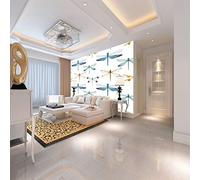 3D Wallpaper Mural Dragonfly Wall Poster Abstract Art Photo Wallpaper Non-Woven 3D Effect Wallpaper Mural Decoration for Bedroom Living Room Corridor 137.8 x 100.7 inches(WxH)