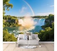 3D Wallpaper Niagara Falls 300x256cm,Modern Art Wall Murals Photo Wall Mural,for Living Room Bedroom Children's Room Home Decoration, Easy to Install
