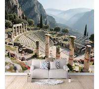 3D Wallpaper Ruins 150x105cm,Modern Art Wall Murals Photo Wall Mural,for Living Room Bedroom Children's Room Home Decoration, Easy to Install