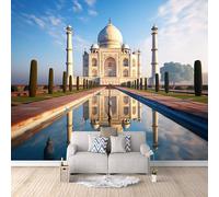 3D Wallpaper Taj Mahal 500x280cm,Modern Art Wall Murals Photo Wall Mural,for Living Room Bedroom Children's Room Home Decoration, Easy to Install