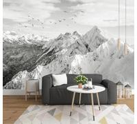 3D Wallpaper Three Dimensional Beautiful Birds in Flight Snow Capped | Easy to Install Ideal for Creating Luxurious Décor in Bespoke Offices Living Rooms Bedrooms and Behind TV Screens-250cm×170cm