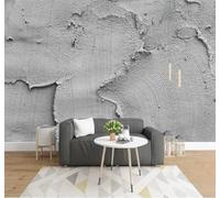 3D Wallpaper Vintage Relief Grey Concrete Texture | Easy to Install Ideal for Creating Luxurious Décor in Bespoke Offices Living Rooms Bedrooms and Behind TV Screens-300cm×210cm