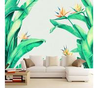 3D Wallpaper Watercolor Botanical Flowers 250x175 cm Poster Large Mural Photo Wallpaper, DIY Wall Art Mural for Living Room Bedroom Office Home Decor
