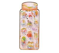 3D Water Decals - Dynamic Oil Filled Cartoon Shaker Stickers, Quicksand Decorative Sheet | Cute Mini Gem Stickers, Creative Craft Decoration for Notebooks Journals Planners Albums Kids