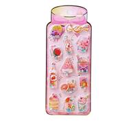 3D Water Stickers - Dynamic Oil Filled Cartoon Ice Cream Sticker | Notebook Phone Case Craft Decoration | Kids Party Gift Diary Diary Planner Scrapbook Album Stationery