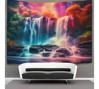 3D Waterfall Printed Wall Blanket Home Decoration Bedding Poster Wall Art Tapestry Tapestry Wall Hanging Soft Polyester for Living Room Bedroom Dorm Deco 70cmx100cm