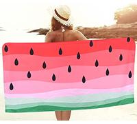 3D Watermelon Beach Towel Microfiber Soft Quick Dry bath towel For Kids Adults Men Women Bath Sheets Extra Large for Camping, Travel, Swimm, Pool, gym, large Towell 70x150 cm