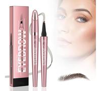 3D Waterproof Magic Eyebrow Pen New Microblading Eyebrow Pencil,Upgraded,4 Tipped Precise Brow Pencil, Long-lasting Natural Makeup Fine Stroke Eye Brow Pencil (Light brown)
