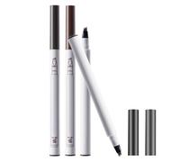 3D Waterproof Microb-lading Eyebrow Pen, Long-lasting Brow Pencil, Portable 4 Tipped Brow Pen, Waterproof & Smudge-Proof, Easy To Apply, 11.7x1.5cm, For On-the-Go Touch-Ups