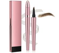 3D Waterproof Microblading Eyebrow Pen, 2024 Upgrade Magic Eyebrow Pencil,Long-Lasting Natural Brow Definition, Precision Tip Eyebrow Pencil for Flawless Makeup Results(Brown)