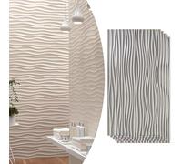 3D Wave Wall Panels - Waterproof Modern Design for Interior and Exterior Decor, Perfect for Art Studios and Backdrops(Grey-a,5pack)