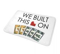 3D We Built This City On Wheat Ore Non-slip Doormat Floor Mat Antiwear Carpet Rug for Kitchen Entrance Home Bedroom Footpad Mats-40x60cm