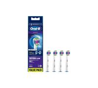 3D White Clean Maximiser 'Replacement Toothbrush Head', Pack of 4 Oral B Blue One Size