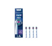 3D White X-Filaments 'Toothbrush Refill Replacement Heads', Pk of 4 Oral B Blue One Size