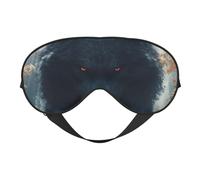 3D Wolf King Print Sleep Mask with Adjustable Strap, Comfortable Eye Cover for Travel, Yoga, Napping, Sleeping & Relaxation