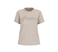 3D women's T-shirt Guess CN Script Blanc S
