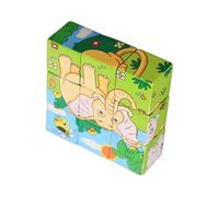 3D Wooden Cube Puzzle | Interactive Educational Game | Educational Puzzle Game - for Home School Nursery Birthday Travel Study Classroom Childhood