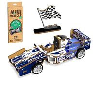 3D Wooden F1 Puzzle Car Toy: Birthday Gifts for 6 7 8 9 10 Year Old Boys Kids DIY Race Car Model Kit Formula 1 Gifts for Boy Age 6+ Men Teenager Adult Building Toys Home Decoration Presents