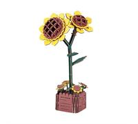 3D Wooden Flowers Puzzle for Adults,DIY Wooden Flowers Model Craft Kit,Creative Hobby Building Set Artificial Flowers Decoration Gift for Mothers Day/Christmas/Birthday