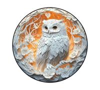 3D Wooden Owl puzzle- Hard Jigsaw puzzlefor Adults, Animal Brain Teaser | 150 Piece Bird puzzleGift for Christmas, Thanksgiving, or Birthdays, Stress Relief for Teens, Men, and Women