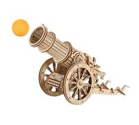 3D Wooden Puzzle Building Kit DIY Catapult Cannon Models for STEM Learning, Suitable for Kids Boys Girls Adults, Fun Educational Toy Birthday Gift