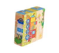 3D Wooden Puzzle Cube - , Educational Thinking Game | Classroom, School, Boys, Girls, Bedroom, Study Room, Daycare Room, Game, Birthday, Holiday, Kindergarten