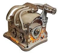 3D Wooden Puzzle Engine Model Kit, 270 PCS Rotary Engine DIY Assembly | Mechanical Model with Dynamic Motion, Educational STEM Project for Adults
