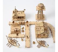 3D Wooden Puzzle Farm Model Kit, For Adults Teens To Build,DIY Educational Building Kit,teenagers Birthday Ideas Gift 272 Pcs.