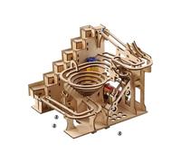 3D Wooden Puzzle for Adults - Mechanical Gear Game - Mechanical Puzzle Kit with Gears and Marble Paths | Ideal for Men Women Students Christmas