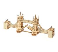 3D Wooden Puzzle Set - Wooden Model Kits Puzzle Model Set for Adults Teenagers to Build, Ideas as Christmas & Birthday Gifts/Home/Office/Living Room Decoration & Travel Souvenirs (London Tower Bridge)