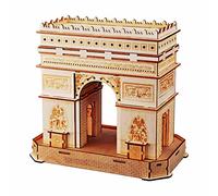 3D Wooden Puzzle: The ROEOLNIL Arc De Triomphe, Prince Figurine Puzzle, Educational Building Model Kit