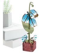 3d Wooden Puzzles - Artificial Blôom Jigsaw, 3d Jigsaw Puzzles, Artificial Flowers Decorative Diy Gîfts, Flowers Puzzle | Craft Set for Adults Best Home Décor and Valentine Toy Gift Kit