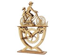 3D Wooden Puzzles For Adults Mechanical Bicycle Father and Son Crafts To Build Mechanical Model Kits Christmas For Women