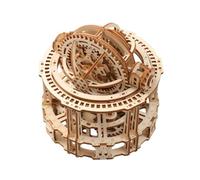 3D Wooden Puzzles for Adults, Tourbillon Timer 3D Wooden Assembly Model Kit with Mechanical Transmission, Home and Office Decoration & DIY Miniature Kit Crafts Gift (218 Pieces)