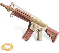 3D Wooden Puzzles for Adults, Wooden Rubber Band Gun, 3D Woodens Puzzle Gun DIY Building Model Kits Assembly Puzzle Gifts for Teens