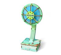 3D Wooden Puzzles, Induction Fan 3D Wooden Puzzle Stem Experiment Craft Imagination Learning Principles