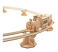3D Wooden Puzzles, Rail Train 3D Wooden Puzzle STEAM Science Experiment Craft Learning Scientific Principles