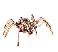 3D Wooden Spider Puzzle,Clockwork Walking Model Kit for Adults