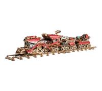 3D Wooden Victorian Steampunk Steam Train Puzzle, Motorized Mechanical DIY Engineering Assembly Motor Model Kit for Adults to Build, Gift for Handcraft Lovers, 800+PCS