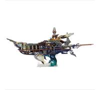 3D Wooden Whale Ship Puzzle, 3D Steampunk Mechanical Boat DIY Assembly Model, Creative Desktop Display for Art Enthusiasts (472 Pieces)