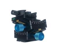 3D Worm Geared Leveling Goniometer Tripod Head,Pan And 2-Way Tilt