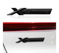 3D XDRIVE Car Metal Chrome Lettering Emblem Black Sticker Replacement Compatible with BMW X1 X3 X4 X5 X6 X7 E70 E90 F10 F15 F25 F30 F48 Accessories (Matte Black)