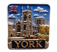 3D -YORK ENGLAND NORTH YORKSHIRE Fridge Magnet City Souvenir Travel Memory Gift