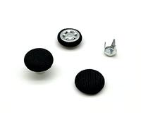 3dancraftit Baseball Cap Button 5/8" / 16mm top Hat Button Replacement Repair Making Supplies Black H155B