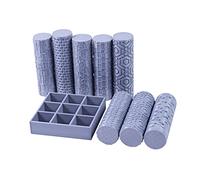 3DEGOS Texture Roller Collection Set DND Battle Mat DND Terrain for Dungeons and Dragons, D&D, Pathfinder, Warhammer 40k, RPG, Miniatures, Age of Sigmar, Tabletop, D and D, Dungeons and Dragons Gifts