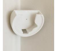 3DEXL Corner Wall Mount Holder Bracket w/Screws for Aqara FP2 Smart Sensor, Color: White