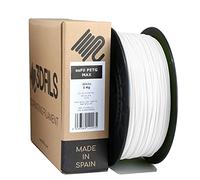 3DFILS - White PETG Filament for 3D Printing (1.75 mm / 1 kg, White)