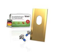 3DHerb® 36 x High Quality Titanium Replacement Blades & Screws with Fuse - Compatible with Dreame Mova | VIAX | LiDAX... Robotic Lawnmower - 0.9 mm Blade Thickness for Long Lawnmower Pleasure